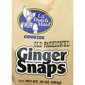 10オンスのリルズ・ダッチ・メイド・オールド・ファッションド・ジンジャー・スナップ・クッキー2個（注文ごとに2袋） 2 x 10oz Lil's Dutch Maid Old Fashioned Ginger Snaps Cookies (Two Bags per order)