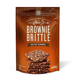 ブラウニーブリトル、5オンス、塩キャラメル（1オンスあたり120カロリー）、6個 Brownie Brittle, 5 Ounce, Salted Caramel (120 calories per ounce), 6 Count