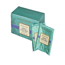 フォートナム & メイソン ブリティッシュ ティー、スモーキー アール グレイ、ティーバッグ 25 個 (1 パック) Fortnum & Mason British Tea, Smoky Earl Grey, 25 Count Teabags (1 Pack)