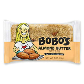 Bobo's オーツバー (アーモンドバター、3 オンスバー 12 パック) グルテンフリー全粒ロールドオーツバー - おいしいビーガンの持ち運び用スナック、米国製 Bobo's Oat Bars (Almond Butter, 12 Pack of 3 oz Bars) Gluten Free Whole Grain R