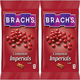 Brach's シナモン インペリアル キャンディ 9 オンス バッグ (2 袋パック) (総重量 18 オンス) Brach's Cinnamon Imperials Candy 9 Oz Bag (Pack of 2 Bags) (18 Ounces Total Weight)