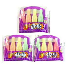 Nik-L-Nip ミニドリンクキャンディー、1.39 オンス、3 個パック NIK L NIP Nik-L-Nip Mini Drinks Candy, 1.39 Ounce, Pack of 3