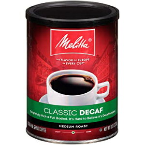 ^ NVbN fJtFR[q[A~fBA[XgAɍה҂A10.5 IX (4 pbN) Melitta Classic Decaf Coffee, Medium Roast, Extra Fine Grind, 10.5 Ounce Can (Pack of 4)