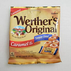 Werther's オリジナル シュガーフリー キャラメル ハード キャンディー、1.46 オンス Werther's Original Sugar Free Caramel Hard Candies, 1.46 oz