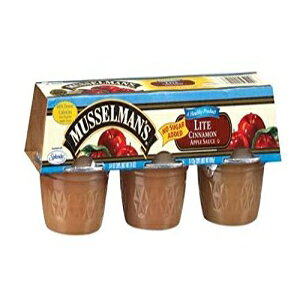 Musselman's Y Cg Vi Abv \[X (3 pbN) 1 pbN 6 ` 4 IX̃Jbv (v 18 Jbv) Musselmans Musselman's No Sugar Added Lite Cinnamon Apple Sauce (Pack of 3) 6 - 4 oz Cups p