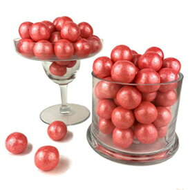 Color It キャンディー シマー コーラル 1 インチ ガムボール 2 ポンドバッグ - テーブルセンターピース、結婚式、誕生日、キャンディービュッフェ、パーティーの記念品に最適です。 Color It Candy Shimmer Coral 1 inch Gumballs 2 Lb Bag - Perfe