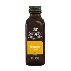 Simply Organic レモンフレーバー、オーガニック認定 | 2オンス | 1パック Simply Organic Lemon Flavor, Certified Organic | 2 oz | Pack of 1