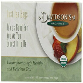 デビッドソンのティーバッグ、祁門紅茶、100カウント Davidson's Tea Bags, Keemun Congou, 100 Count