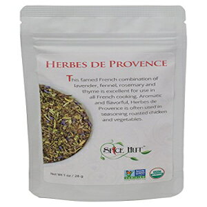 I[KjbNGuEhEv@XA؂̃[Xg|egpCgt[n[uA1IXAThe Spice Hut Organic Herbes De Provence Seasoning, A Light Floral Herb for Vegetables Roasted Potatoes, 1 O