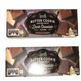 特別に選ばれた2パック – ダークチョコレートでコーティングされたバタークッキー 2 Packs Specially Selected - Butter cookie Coated with Dark Chocolate