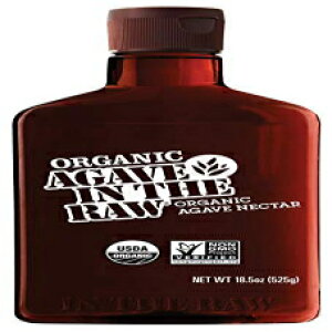 AGAVE IN THE RAW�A�I�[�K�j�b�N�����E�[�c�����Ö����A18.5�I���X �{�g��(8�{�p�b�N) AGAVE IN THE RAW, Organic Agave Sweetener, 18.5 OZ. Bottle (8 Pack)