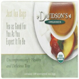 デビッドソンのティーワイルドストロベリー、100カウントティーバッグ Davidson's Tea Wild Strawberry, 100-Count Tea Bags