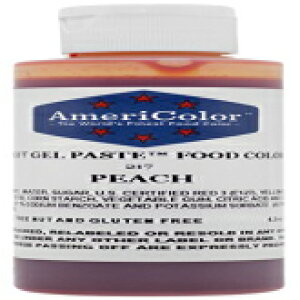 PEACH SOFT GEL PASTE 4.5OZP[LfR[V AmeriColor PEACH SOFT GEL PASTE 4.5 OZ Cake Decorating