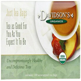 Davidson's Tea カモミールフラワー、ティーバッグ 100 個 Davidson's Tea Chamomile Flower, 100-Count Tea Bags