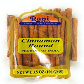ラニ シナモン スティック 3.5オンス (100g) ~ 11-13 スティック、長さ 3 インチ カシア ラウンド ~ すべてナチュラル | ビーガン | 色なし | グルテン対応 | 非遺伝子組み換え Rani Cinnamon Sticks 3.5oz (100g) ~ 11-13 Sticks