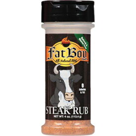 ファットボーイナチュラルBBQステーキラブ、4オンス JB's Fat Boy Fat Boy Natural BBQ Steak Rub, 4 oz