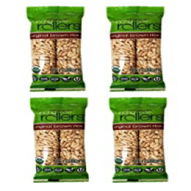 竹USDAオーガニックカリカリオリジナルブラウンライスローラー（4パック） Bamboo USDA Organic Crunchy Original Brown Rice Rollers (4 Pack)