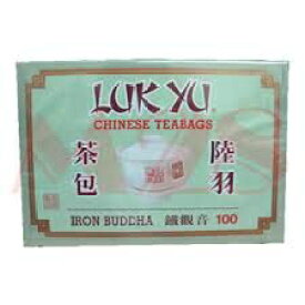 陸羽茶包茶袋、鉄仏、ティーバッグ100個、226.8g（8oz） Luk Yu Chinese Tea Bags, Iron Buddha, 100 tea bags, 226.8g (8oz)