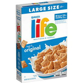 クエーカーライフ オリジナルシリアル、18オンス Quaker Life Original Cereal, 18oz