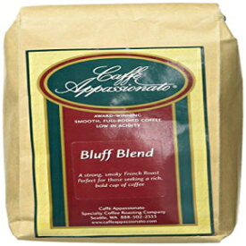 Caffe Appassionato ブラフ ブレンド グラウンド コーヒー、12 オンス バッグ (3 個パック) Caffe Appassionato Bluff Blend Ground Coffee, 12-Ounce Bag (Pack of 3)