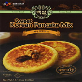 韓国の甘いパンケーキミックス、ホットク (14.10 オンス) By Beksul (オリジナル、1 パック) Korean Sweet Pancake Mix, Hotteok (14.10 oz) By Beksul (Original, 1 Pack)