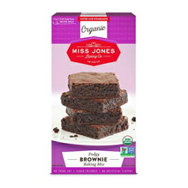 Miss Jones Baking Organic Fudge Brownie Mix、非GMO、ビーガンフレンドリー: リッチココア (1パック) Miss Jones Baking Organic Fudge Brownie Mix, Non-GMO, Vegan-Friendly: Rich Cocoa (Pack of 1)