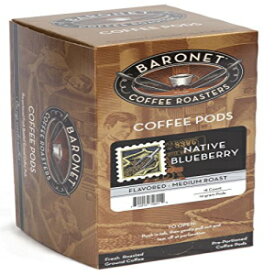 Baronet Coffee ネイティブ ブルーベリー コーヒー ポッド、54 個 Baronet Coffee Native Blueberry Coffee Pods, 54 Count