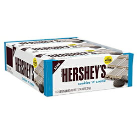 HERSHEY'S クッキーアンドクリーム キングサイズ キャンディ、フルサイズ、2.6 オンス バー HERSHEY'S Cookies 'n' Creme King Size Candy, Full size, 2.6 oz Bar