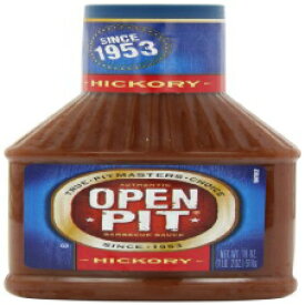 オープンピットバーベキューソース、ヒッコリー、18オンス（6個パック） Open Pit Barbecue Sauce, Hickory, 18 Ounce (Pack of 6)