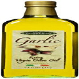 Mantova Garlic Extra Virgin Olive Oil (EVOO), Cold-Pressed, Imported from Italy. Topping for salad, vegetables, pasta salad. Perfect for dipping Italian bread or pan frying.
