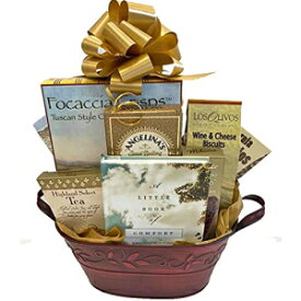 Gifts Fulfilled Sympathy Gift Basket for Loss of Mother, Father, Loved One Bereavement Gift with Book plus Sympathy Food, Cookies and Snacks