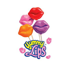 バレンタイン ヤミー リックス グルメ ヤミー リップス ロリポップ (24 個パック) Valentine Yummy Lix Gourmet Yummy Lips Lollipops, (Pack of 24)