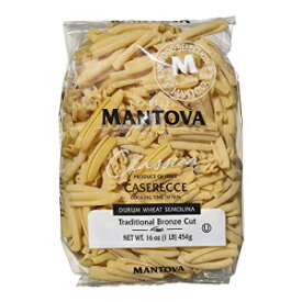 Mantova Caserecce Bronz Die Pasta イタリア製ブロンズ Die Caserecce パスタ - 100% デュラム小麦セモリナ ブロンズ Die Caserecce - 16 オンス (6 個パック) - イタリア製品 Mantova Caserecce Bronz Die Pasta Italian Bronze Die Case