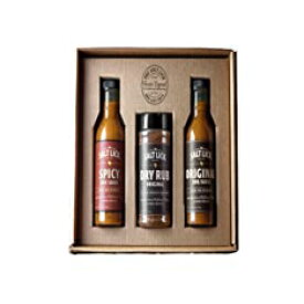 BBQ ザ・ソルトリック ギフトパック - オリジナルBBQソース、オリジナルドライラブ、スパイシーBBQソース BBQ The Salt Lick Gift Pack - Original BBQ Sauce, Original Dry Rub, Spicy BBQ sauce