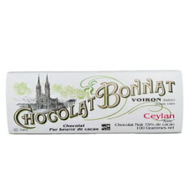 ショコラ ボナ セイラン 75% ダーク チョコレート バー Chocolat Bonnat Ceylan 75% Dark Chocolate Bar