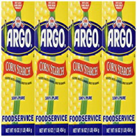 アルゴ コーンスターチ 16 オンス ボックス(4個入り) Argo Corn Starch 16 oz. Box (Pack of 4)