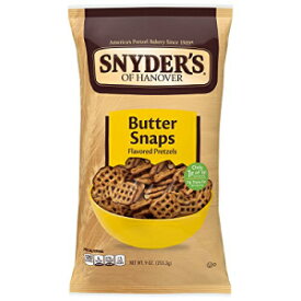 Snyder's of Hanover プレッツェル、バタースナップ、9 オンス (12 個パック) Snyder's of Hanover Pretzels, Butter Snaps, 9 Ounce (Pack of 12)