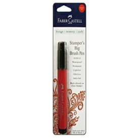 ファーバーカステルデザインメモリークラフトFBR770002スカーレットレッドスタンパービッグブラシペン Faber-Castell Design Memory Craft FBR770002 Scarlet Red Stampers Big Brush Pen