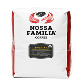 オーガニック-フェアトレード-コーヒーミディアムロースト、オーガスタの5ポンドグラウンド Nossa Familia Organic-Fair-Trade-Coffee Medium-Roast, Augusta's 5lb Ground