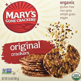 Mary's Gone Crackers オリジナル クラッカー 6.5 オンス ボックス by Mary's Gone Crackers Mary's Gone Crackers Original Crackers 6.5 Ounce Box by Mary's Gone Crackers