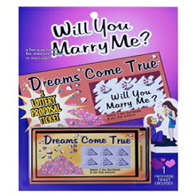 宝くじのプロポーズのスクラッチオフと結婚しますか-ロトティックスのプロポーズのアイデア（1パック） LottoTix Will You Marry Me Lottery Ticket Proposal Scratch Off - Lotto Tix Proposal Ideas (1 Pack)