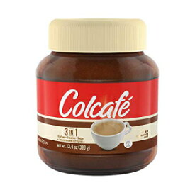 Colcafé 3-in-1 コーヒー ミックス ジャー | おいしいカップに入ったコーヒー、クリーム、砂糖 | コレステロール＆乳糖フリー | 100%コロンビアコーヒー | 13.4オンス(4個パック) Colcafé 3-in-1 Coffee Mix Jar | Coffee, Cream & Sugar