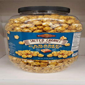 StoneHedge Farms 塩キャラメル ポップコーン おいしい昔ながらの 32 オンス 背の高い浴槽瓶!!!!!!!!! StoneHedge Farms Salted Caramel Popcorn Deliciously Old Fashioned 32 Oz. Tall Tub Jar!!!!!!!!!