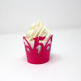 詳細のすべて15カップケーキラッパー、12個（タフィーピンク） All About Details 15 Cupcake Wrappers,12pcs (Taffy Pink)