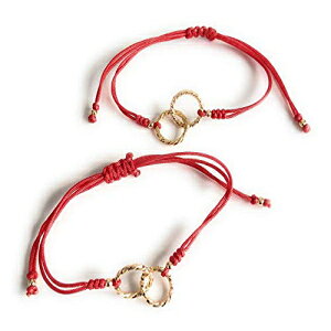 GhXu}U[Ahh[^[}b`OuXbg2{ZbgbhXgO Sifrimania Endless Love Mother and Daughter Matching Bracelets Set of 2 Red String