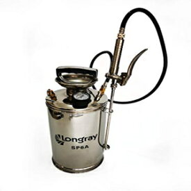 ステンレス製手押し式噴霧器 (1.5 ガロン) Stainless Steel Hand-Pumped Sprayer (1.5-Gallon)