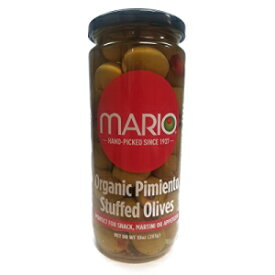 Mario Camacho Foods オリーブのぬいぐるみ、ブルーオーガニックチーズ、10液量オンス Mario Camacho Foods Stuffed Olives, Bleu Organic Cheese, 10 Fluid Ounce