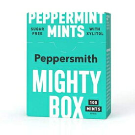 3 x ペッパースミス イングリッシュ キシリトール ミント マイティ ボックス 2.12 オンス 3 x Peppersmith English Xylitol Mints Mighty Box 2.12 oz