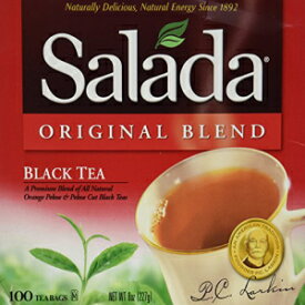 サラダ オリジナルブレンド紅茶 (8オンス、100本箱) 2パック Salada Original Blend Black Tea (8 oz, 100 Count Boxes) 2 Pack