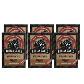 Kodiak Cakes チョコレート ファッジ ブラウニー ミックス、14.8 オンス箱 (6 個パック) Kodiak Cakes Chocolate Fudge Brownie Mix, 14.8 Ounce Boxes (Pack of 6)